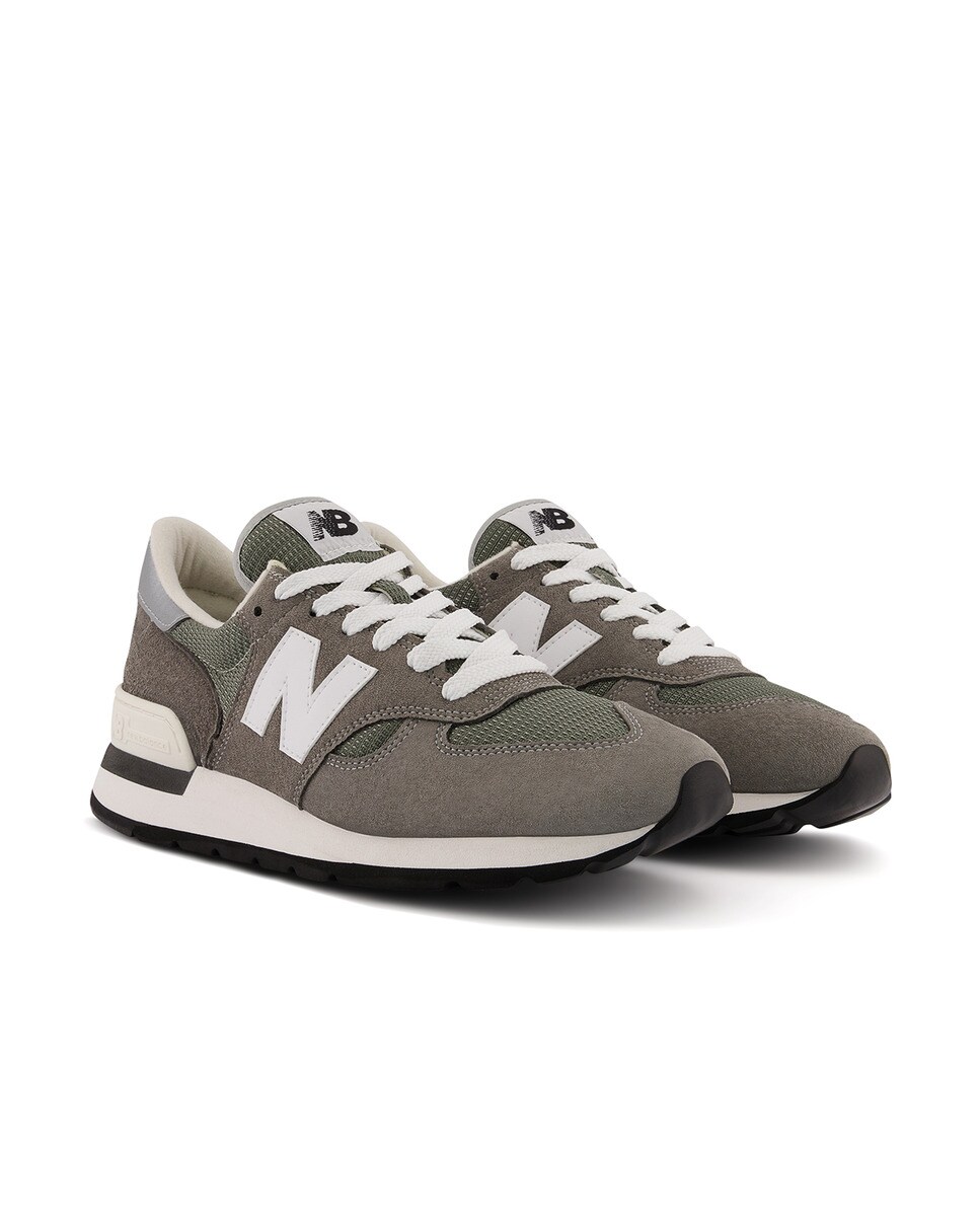 Sapatilhas Casual de Homem Made in USA 990 Core Classic Cinzento-2