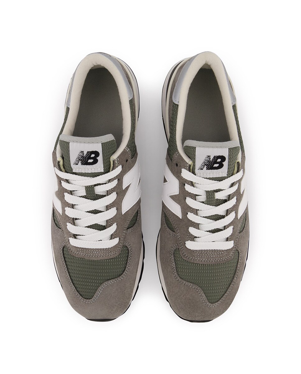 Sapatilhas Casual de Homem Made in USA 990 Core Classic Cinzento-3