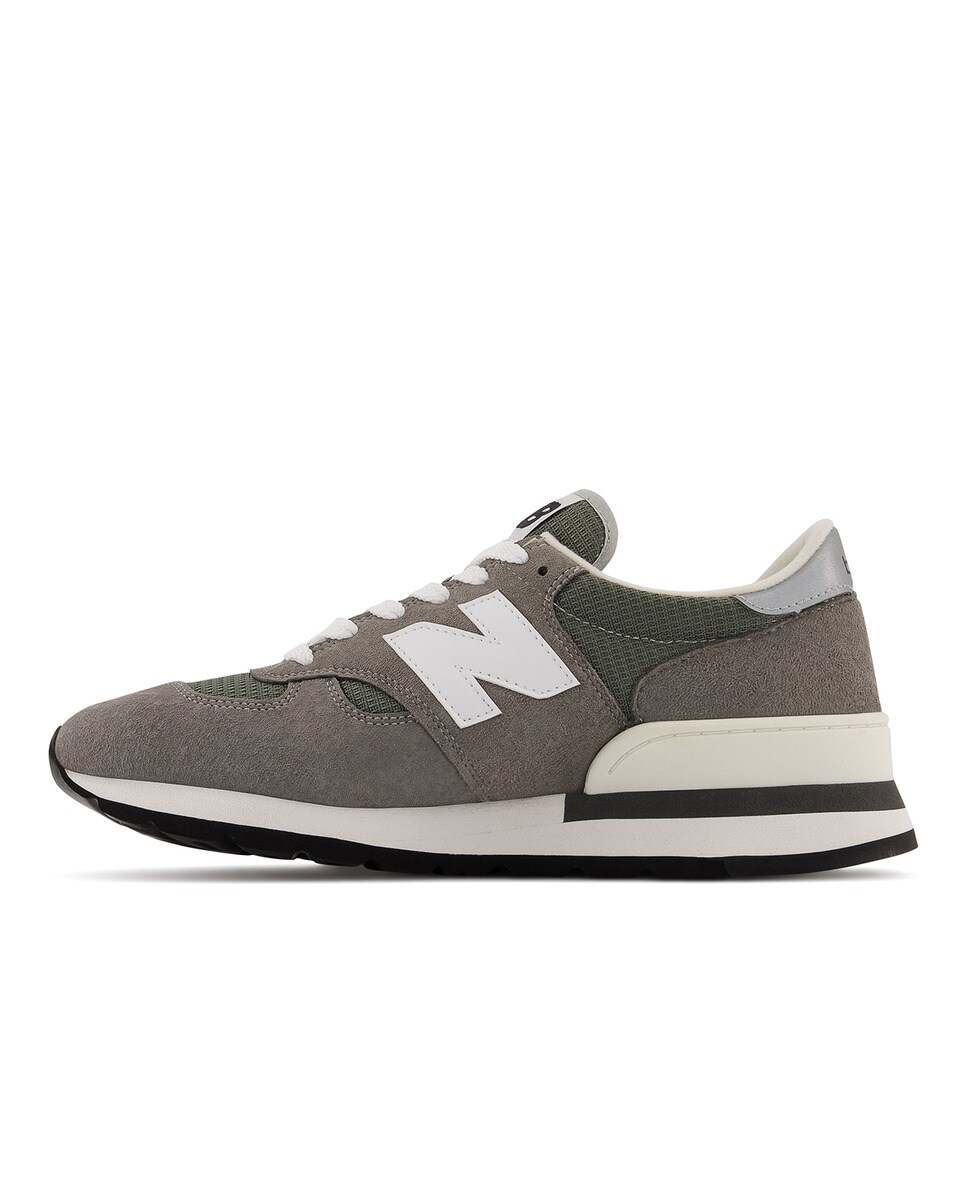 Sapatilhas Casual de Homem Made in USA 990 Core Classic Cinzento-4