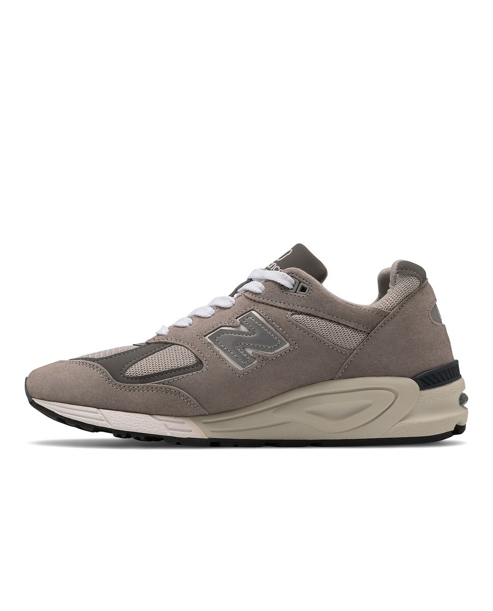Sapatilhas Casual de Homem Made in USA 990 Core Classic Cinzento-4