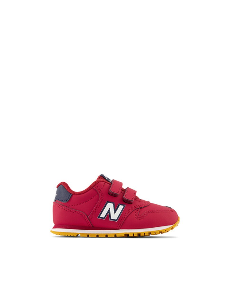 Sapatilhas Casual de Criança 500 Hook & Loop Vermelho-1