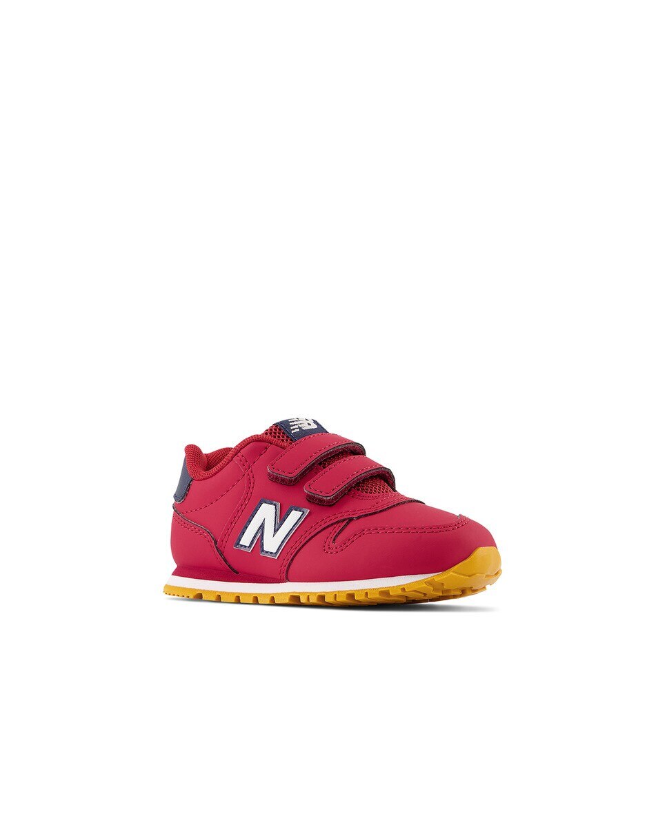 Sapatilhas Casual de Criança 500 Hook & Loop Vermelho-2