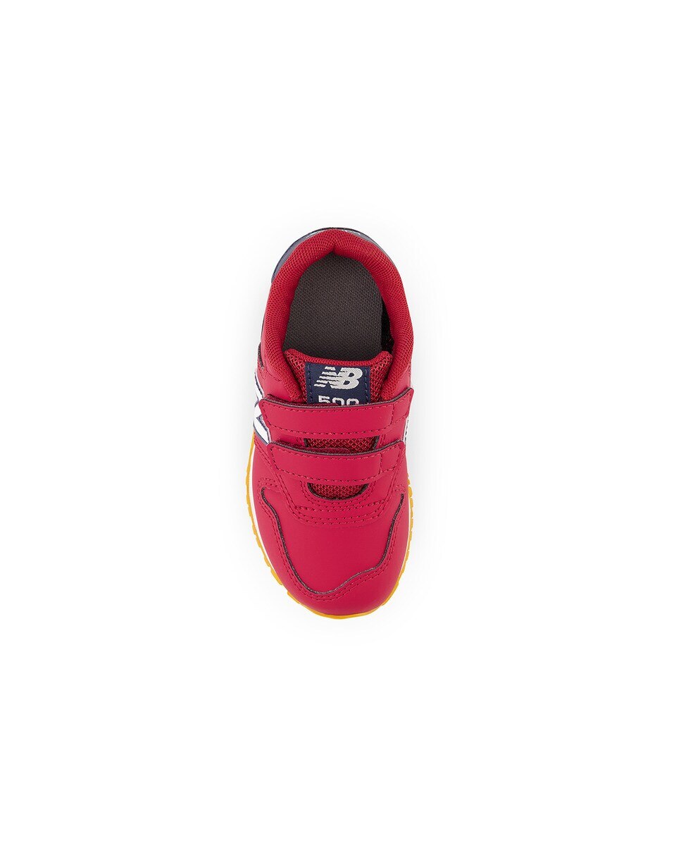 Sapatilhas Casual de Criança 500 Hook & Loop Vermelho-3