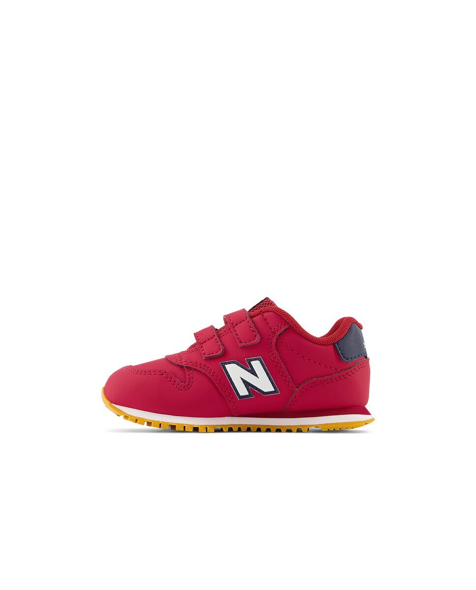 Sapatilhas Casual de Criança 500 Hook & Loop Vermelho-4
