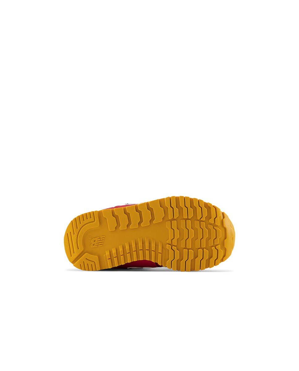 Sapatilhas Casual de Criança 500 Hook & Loop Vermelho-5