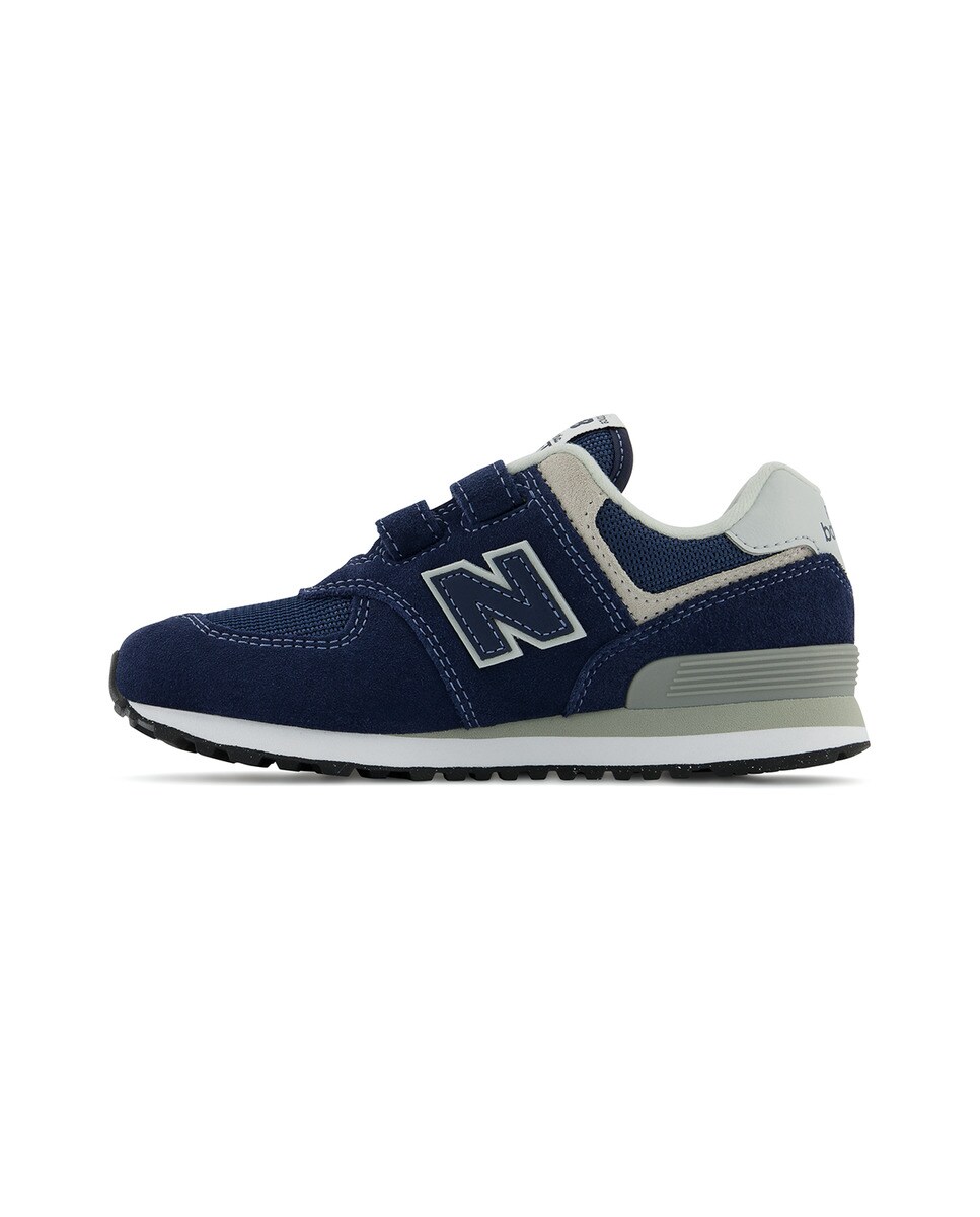 Sapatilhas Casual de Criança 574 Evergreen Azul-marinho-4