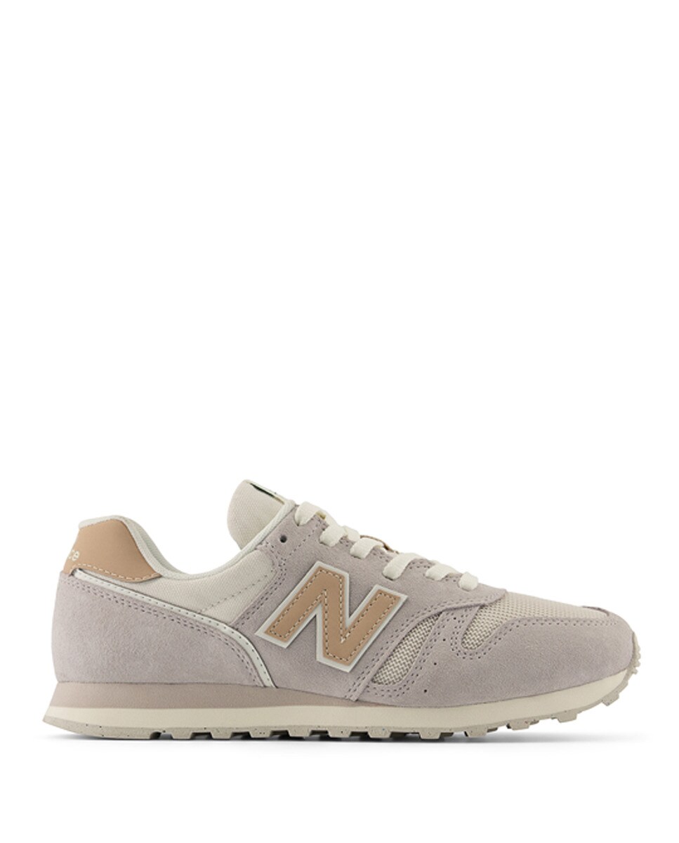 Sapatilhas Casual de Mulher 373 v2 Summer Bright Areia-1