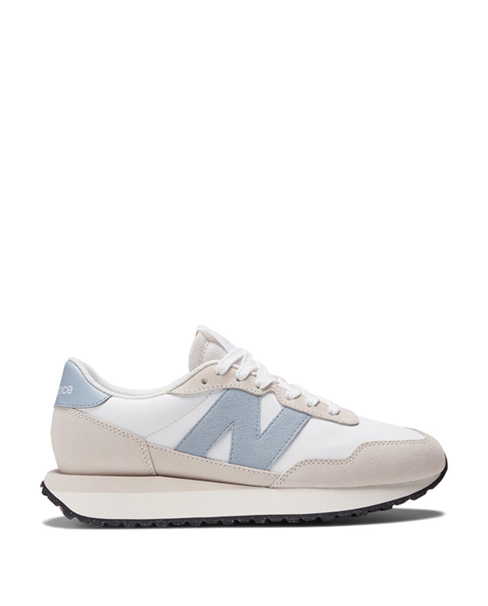 Sapatilhas Casual de Mulher 237 v1 Sports Lux Branco / Azul-1