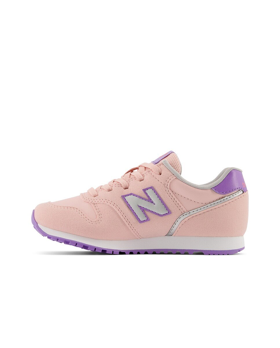 Sapatilhas Casual de Criança 373 Lace Rosa-4