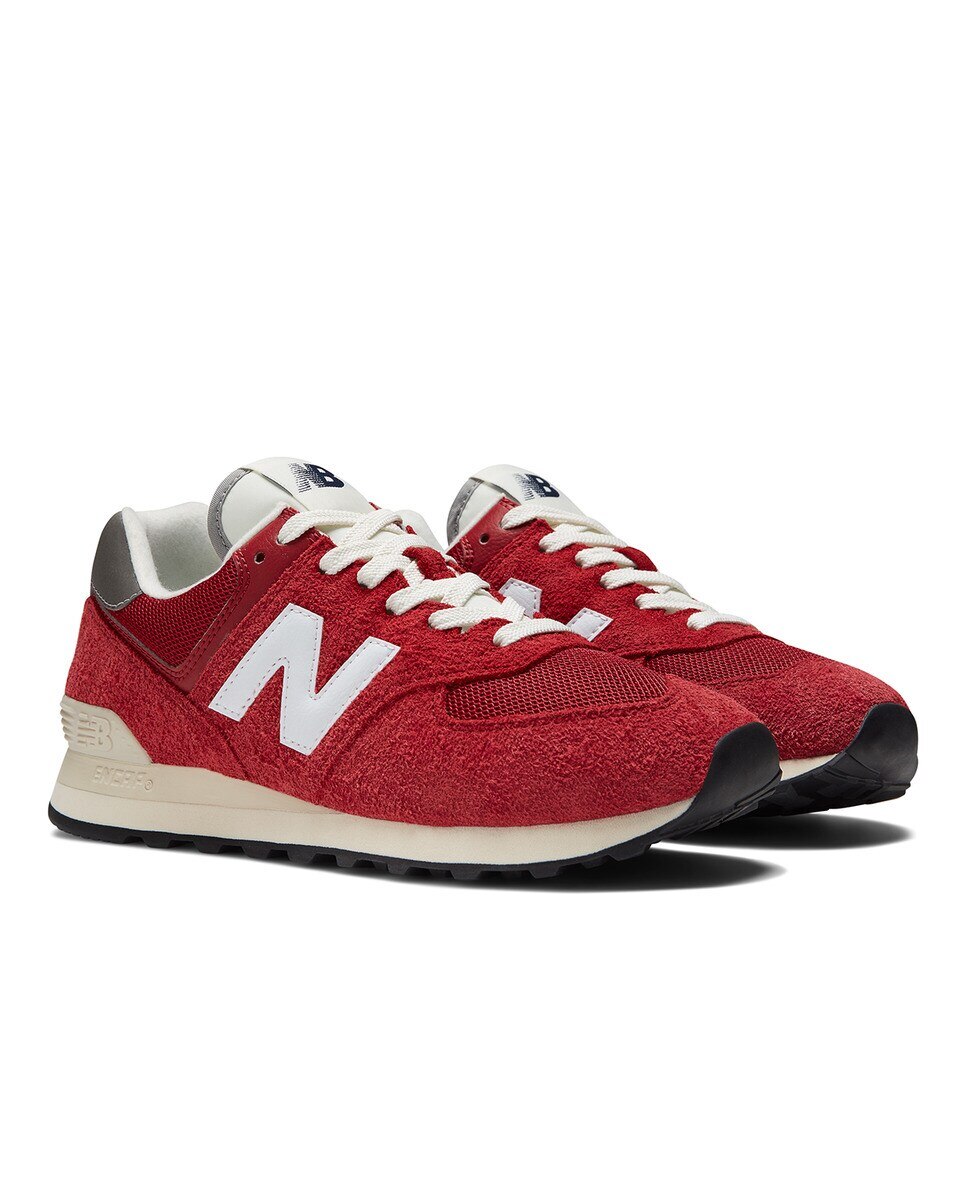 Sapatilhas Casual de Homem 574 v2 Premium Originals Vermelho-2