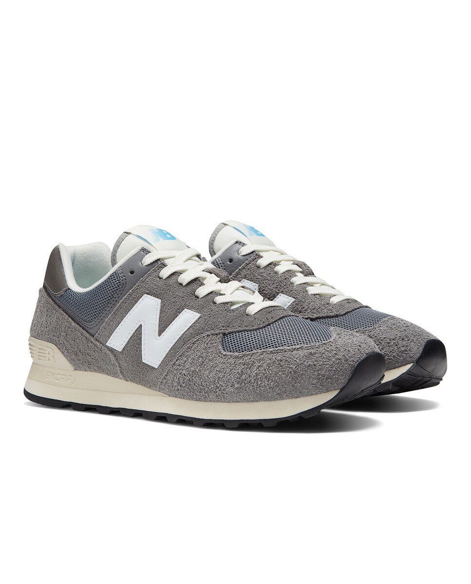 Sapatilhas Casual de Homem 574 v2 Premium Originals Cinzento-2