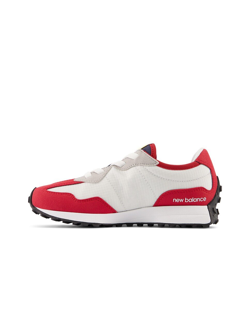 Sapatilhas Casual de Criança 327 v1 Sport Lux Bungee Lace Vermelho / Azul-marinho-4