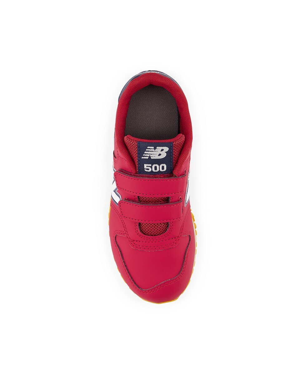 Sapatilhas Casual de Criança 500 Hook & Loop Vermelho-3