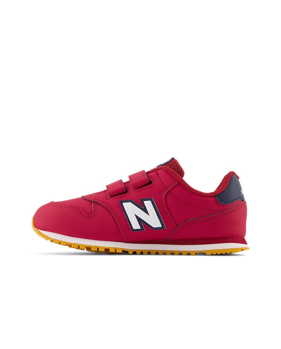 Sapatilhas Casual de Criança 500 Hook & Loop Vermelho-4