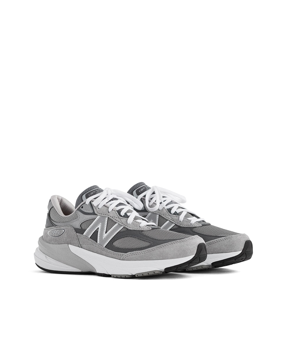 Sapatilhas Casual de Homem Made in USA 990 v6 Cinzento-2