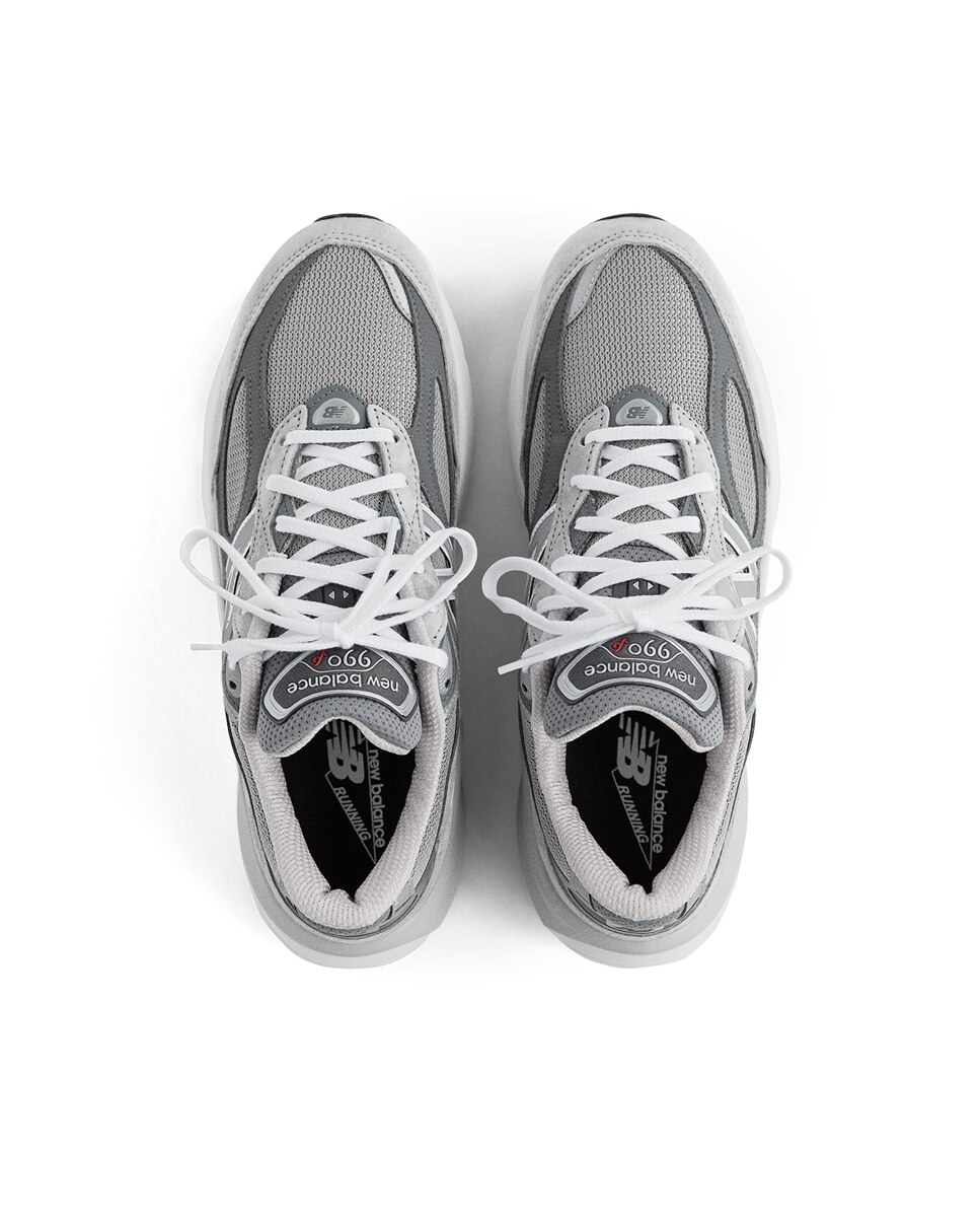 Sapatilhas Casual de Homem Made in USA 990 v6 Cinzento-3