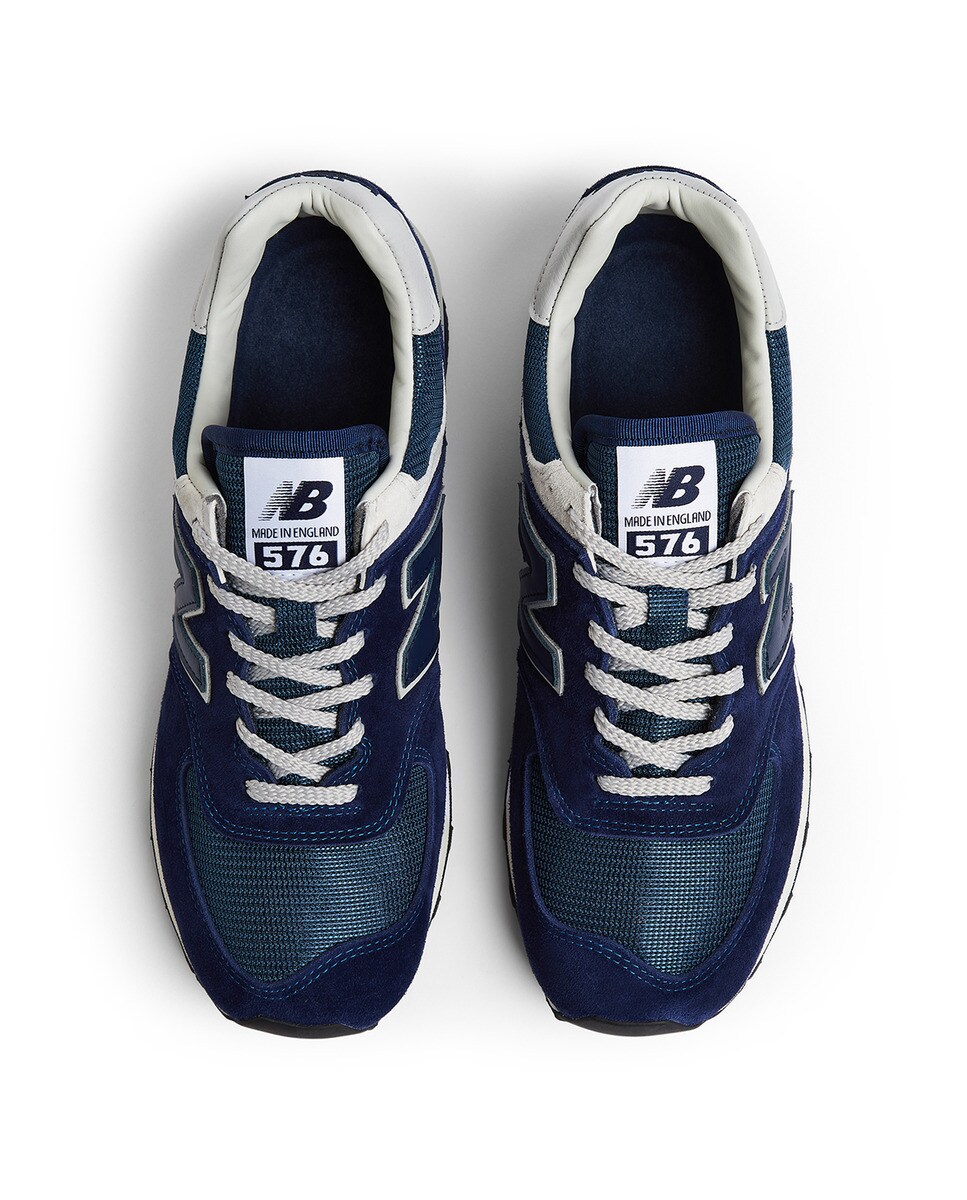 Sapatilhas Casual de Homem Made in UK 576 35th Anniversary Azul-marinho-3
