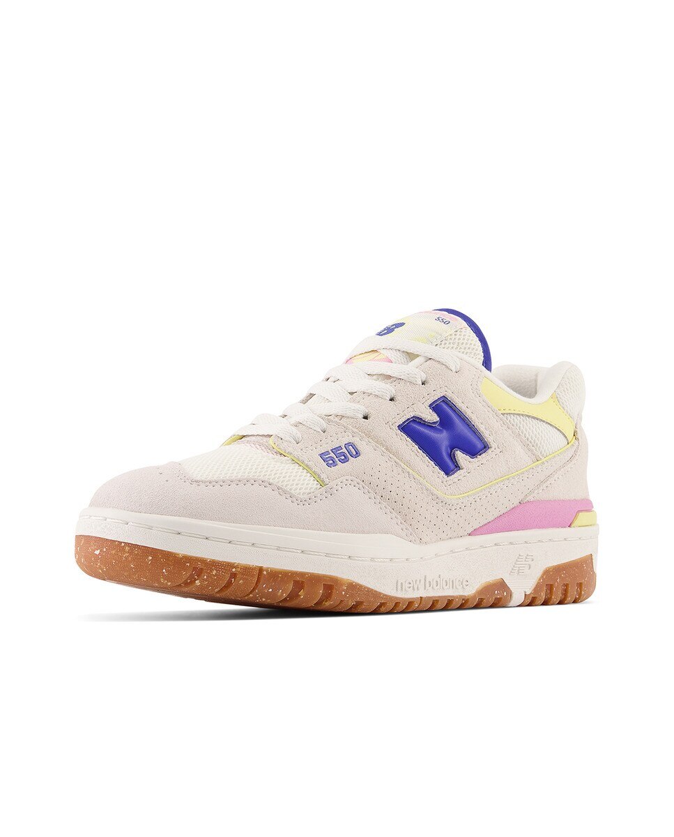 Sapatilhas Casual de Mulher 550 Branco / Azul-6