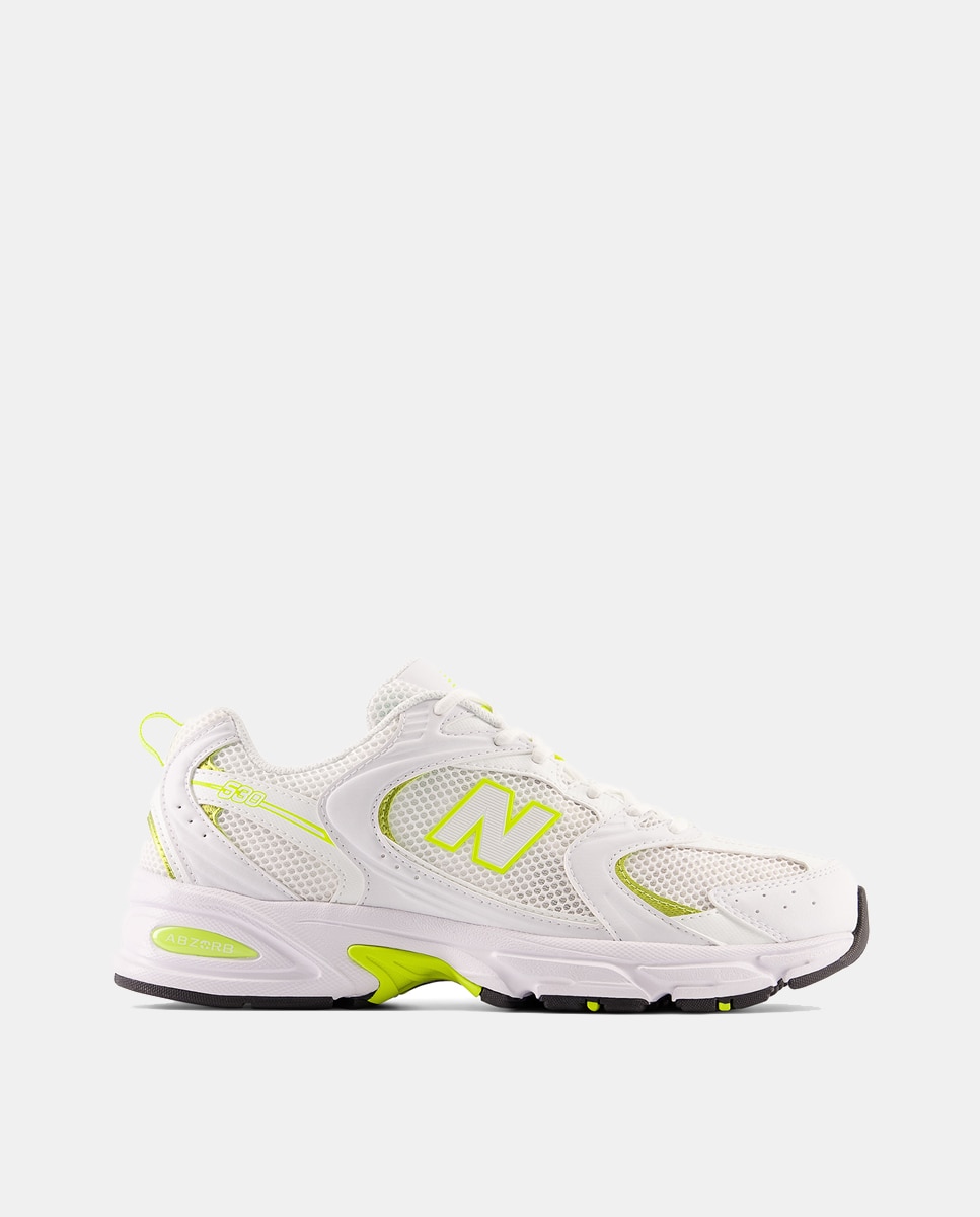 Sapatilhas Casual de Mulher 530 Retro Running Branco/Amarelo-1