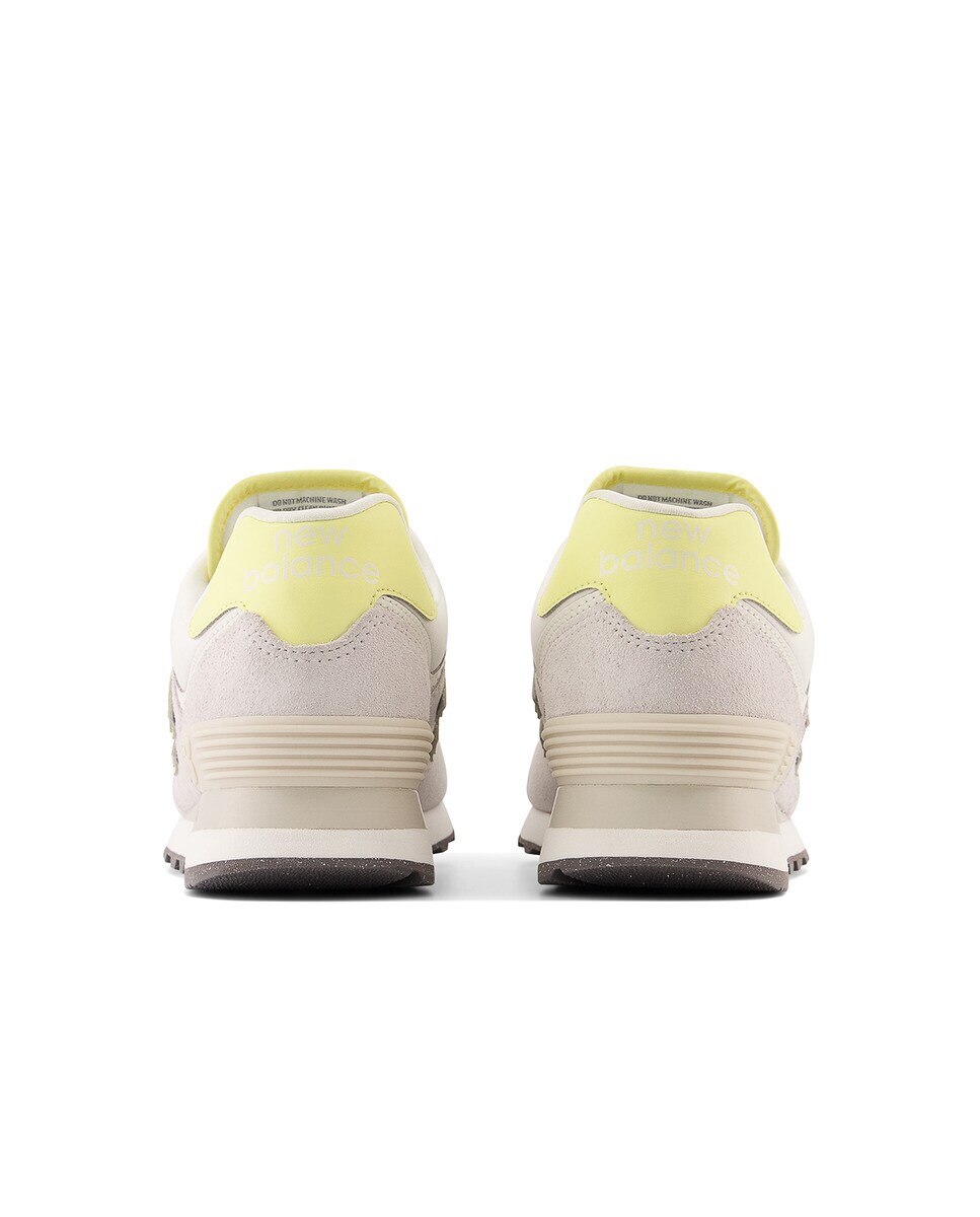 Sapatilhas casual de mulher 574 New Balance Cinzento / Amarelo-5