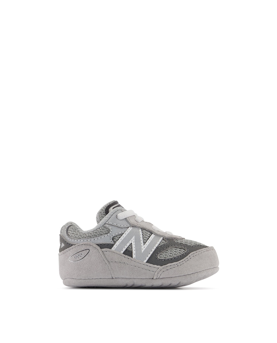 Sapatilhas Casual de Bebé 990 v6 Crib Bungee Cinzento-1