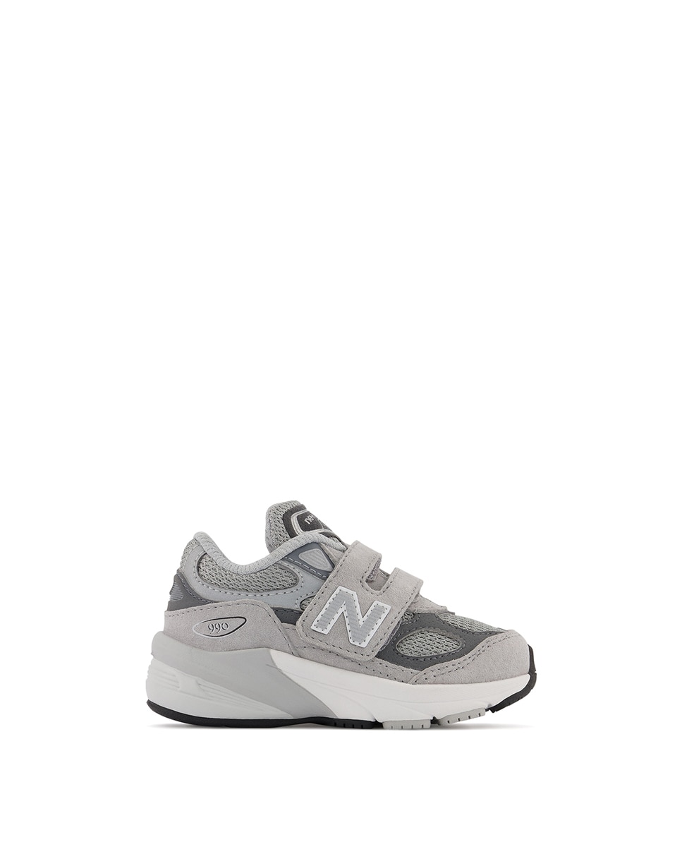 Sapatilhas Casual de Bebé 990 v6 Cinzento-1