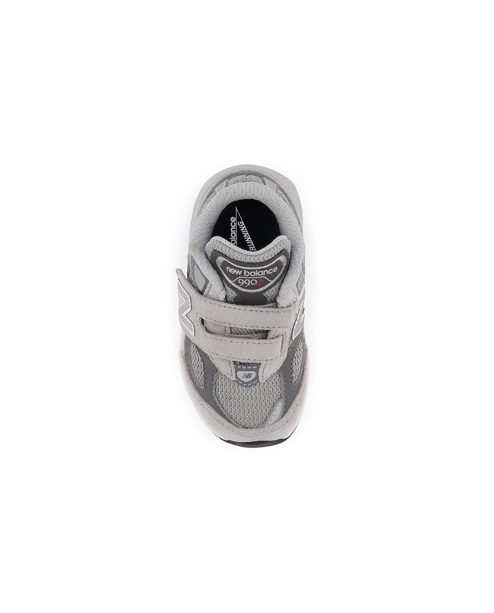 Sapatilhas Casual de Bebé 990 v6 Cinzento-3