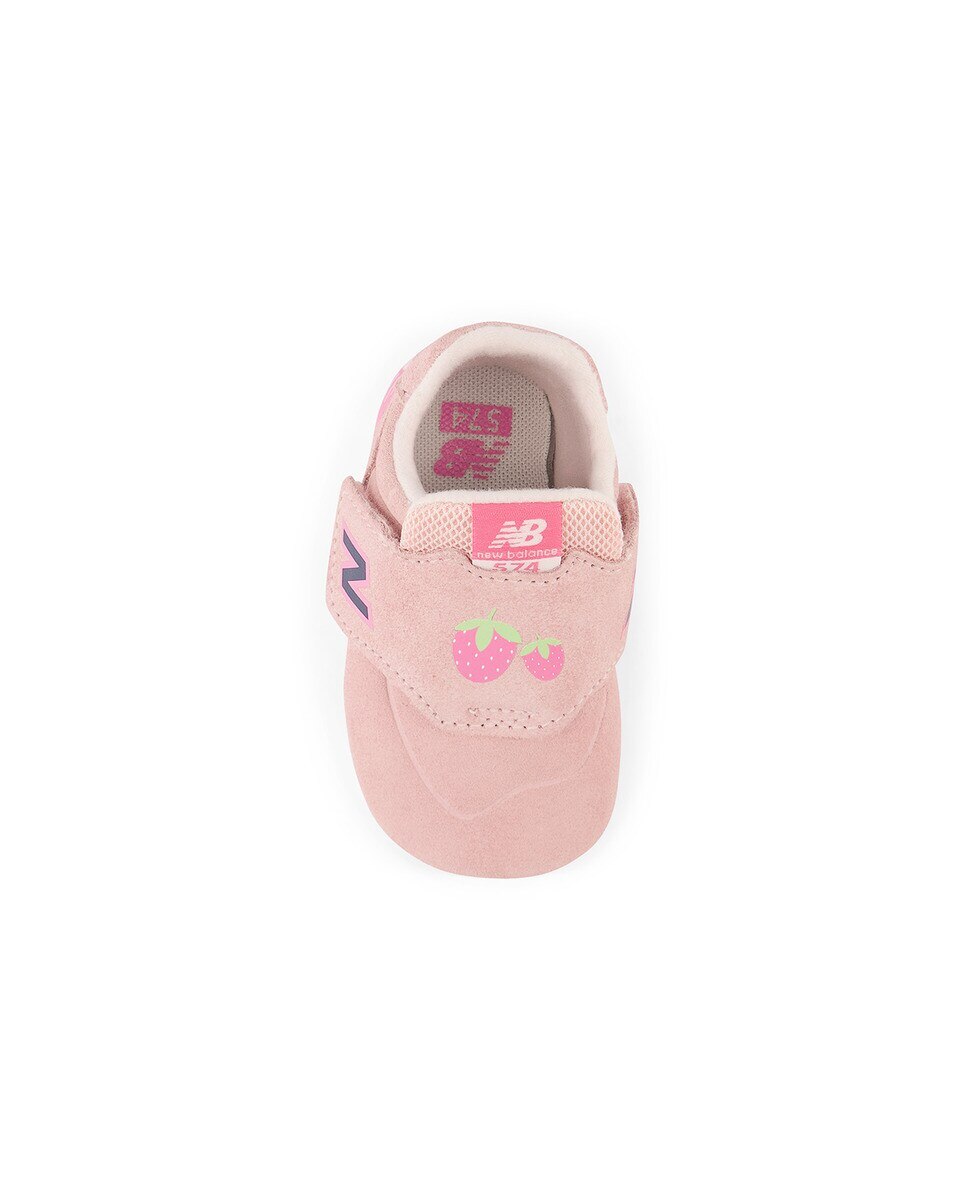 Sapatilhas Casual de Bebé 574 Crib Rosa-3