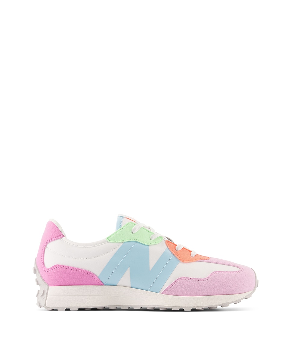Sapatilhas casual de criança 327 Branco / Rosa-1