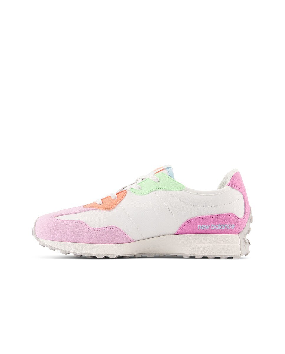 Sapatilhas casual de criança 327 Branco / Rosa-4