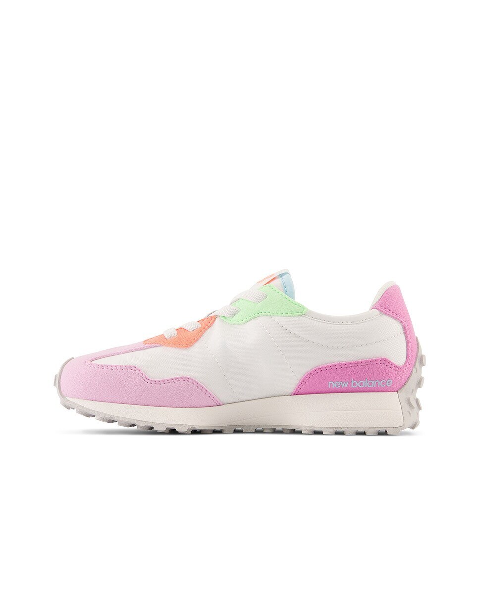 Sapatilhas Casual de Criança 327 Bungee Lace Branco / Rosa-4