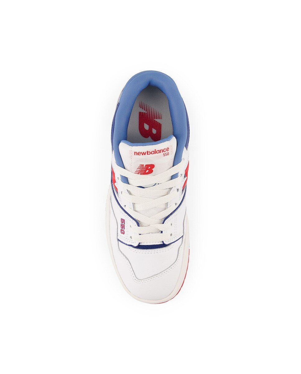 Sapatilhas Casual de Criança Retro Basket 550 New Balance Branco / Vermelho-3