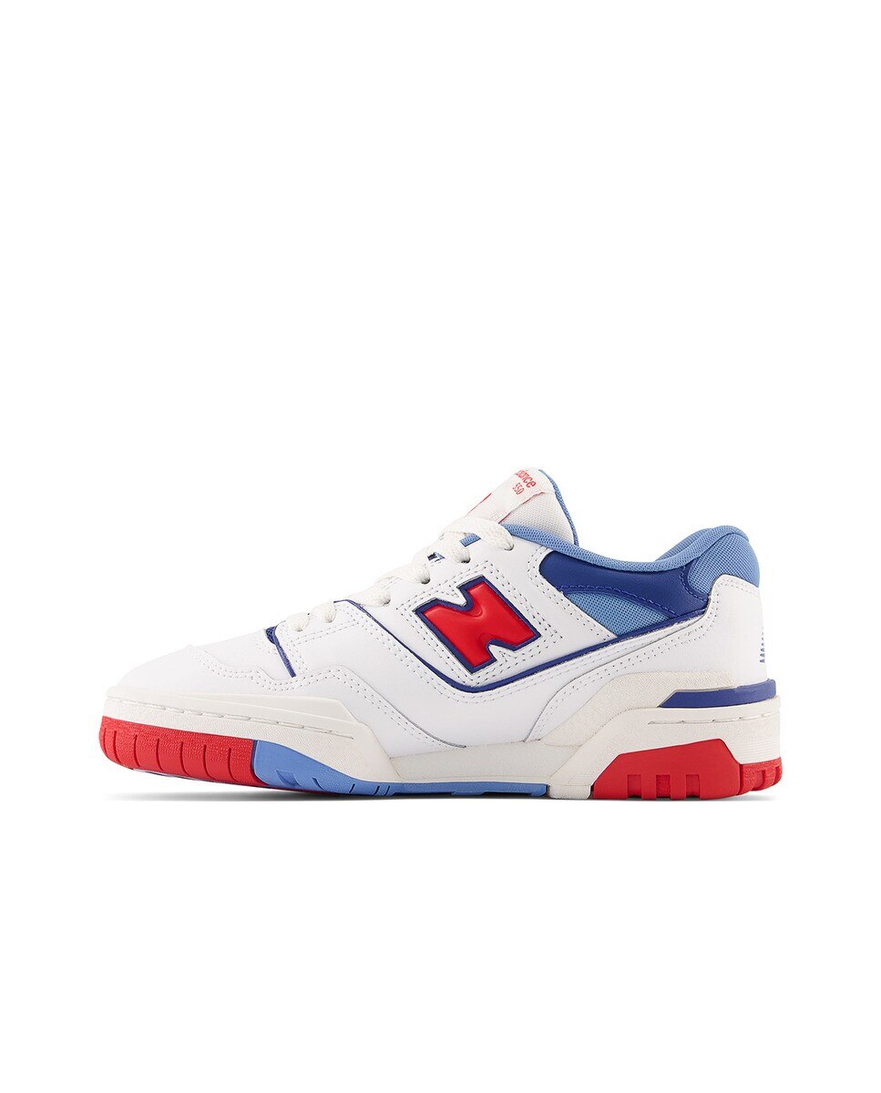 Sapatilhas Casual de Criança Retro Basket 550 New Balance Branco / Vermelho-4
