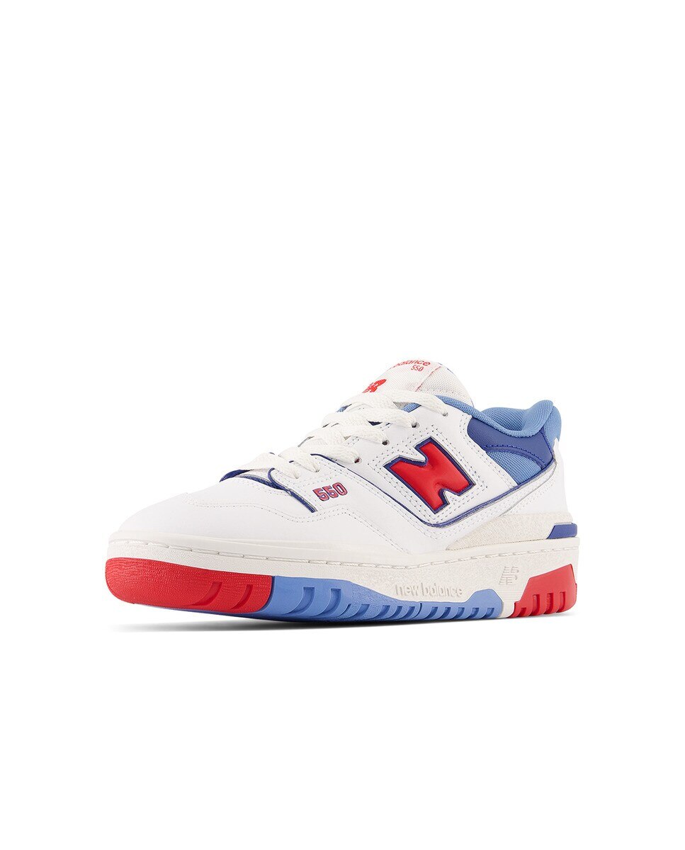 Sapatilhas Casual de Criança Retro Basket 550 New Balance Branco / Vermelho-6