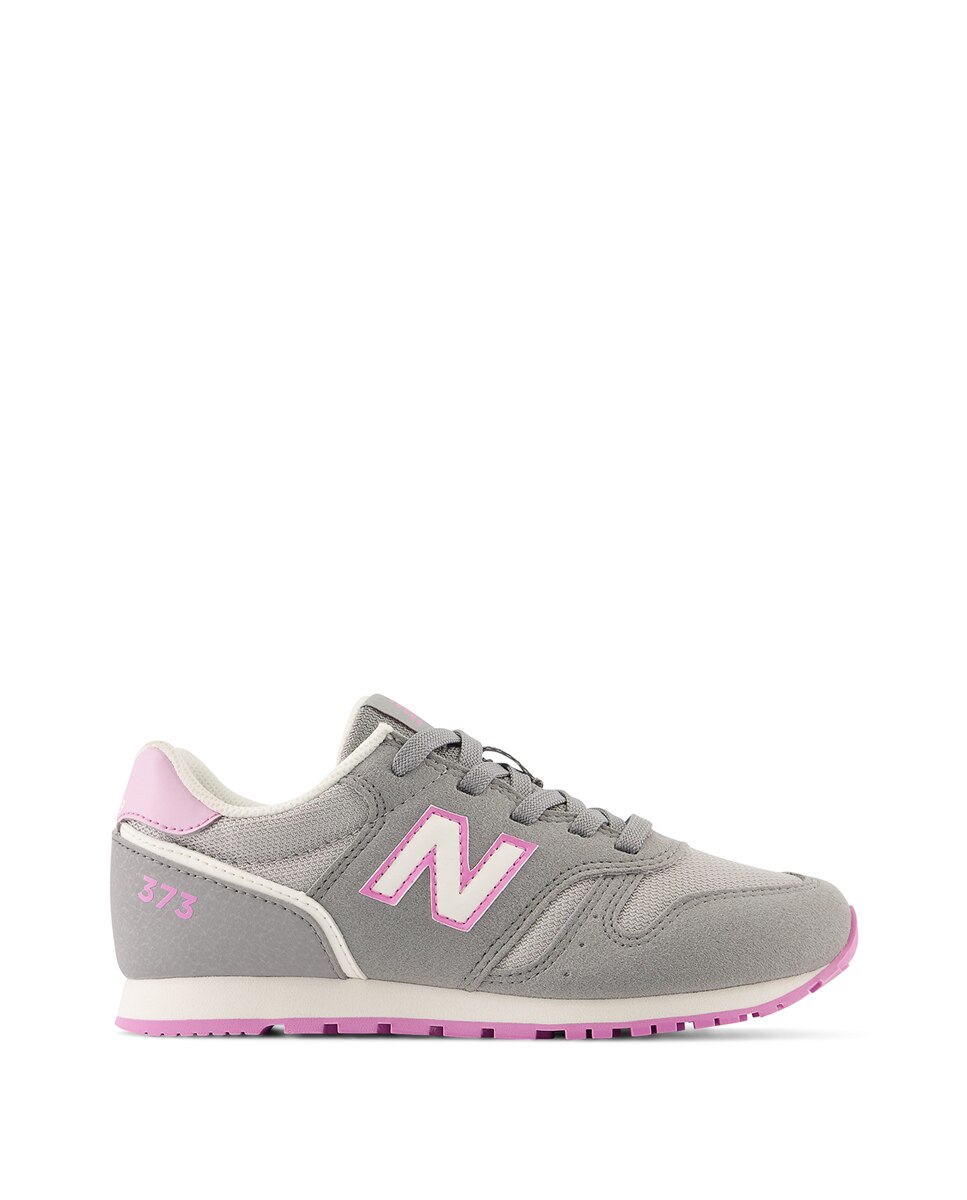 Sapatilhas Casual de Criança 373 Lace Cinzento médio-1