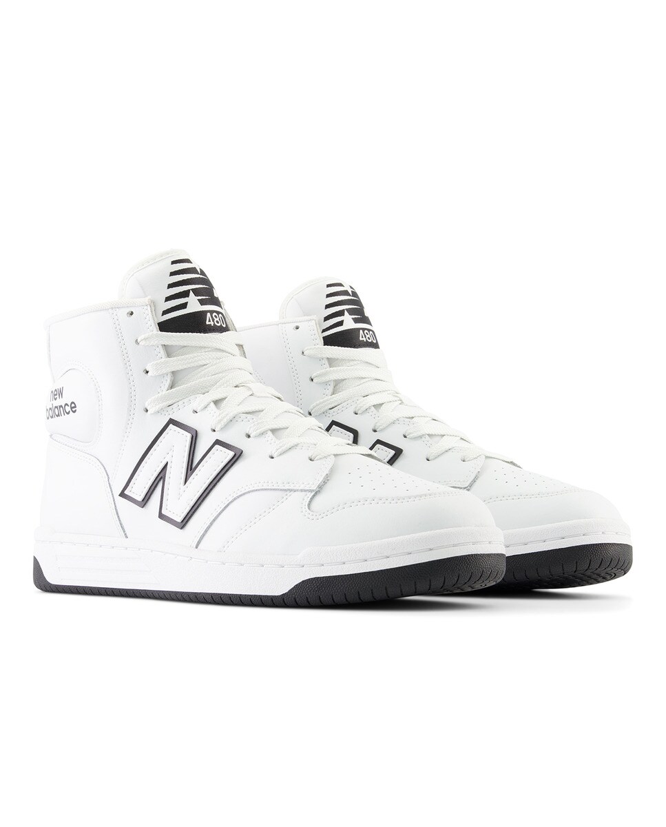 Sapatilhas Casual de Homem Retro Basket 480 Branco-2