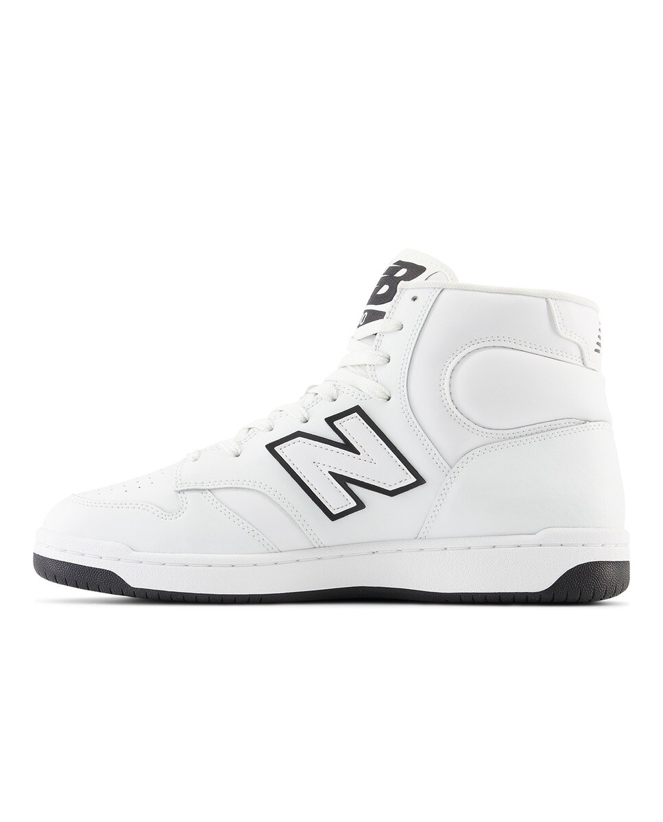 Sapatilhas Casual de Homem Retro Basket 480 Branco-4
