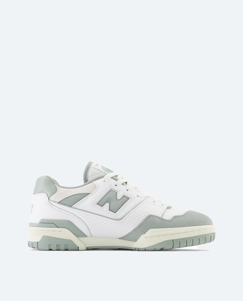 Sapatilhas Casual Unissexo Retro Basket 550 Branco / Verde-1