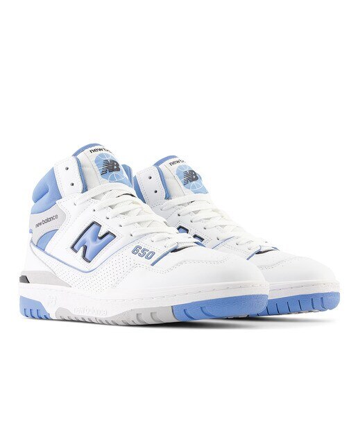 Sapatilhas Casual de Homem Retro Basket 650 Branco / Azul-2