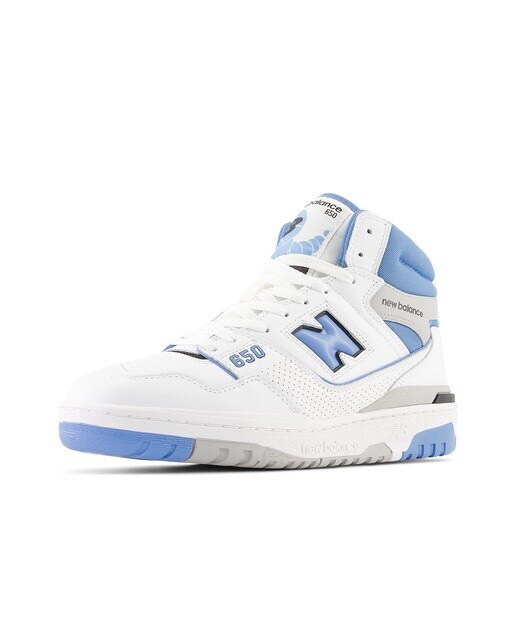 Sapatilhas Casual de Homem Retro Basket 650 Branco / Azul-7