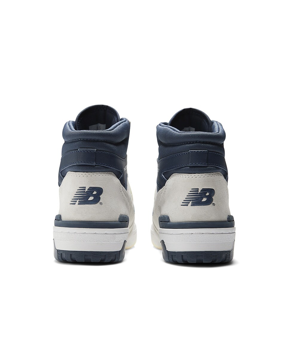 Sapatilhas Casual de Homem Retro Basket 650 PREMIUM Branco / Azul-marinho-5