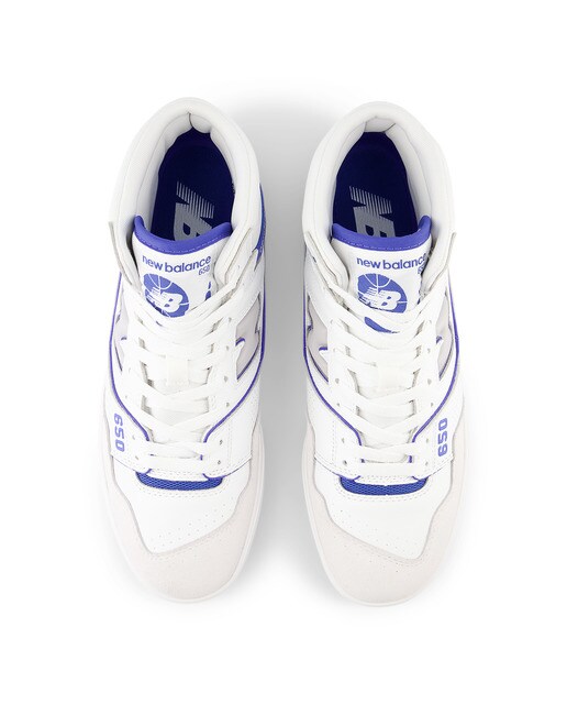 Sapatilhas Casual de Homem Retro Basket 650 SEASONAL Branco / Azul-3