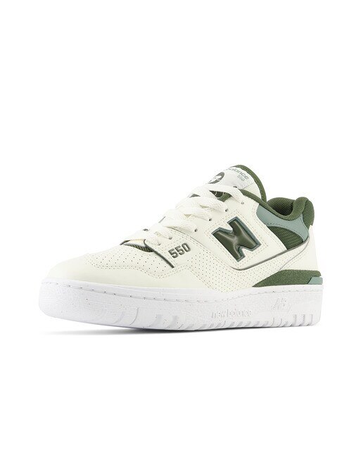 Sapatilhas Casual de Mulher Retro Basket 550 Branco / Verde-7