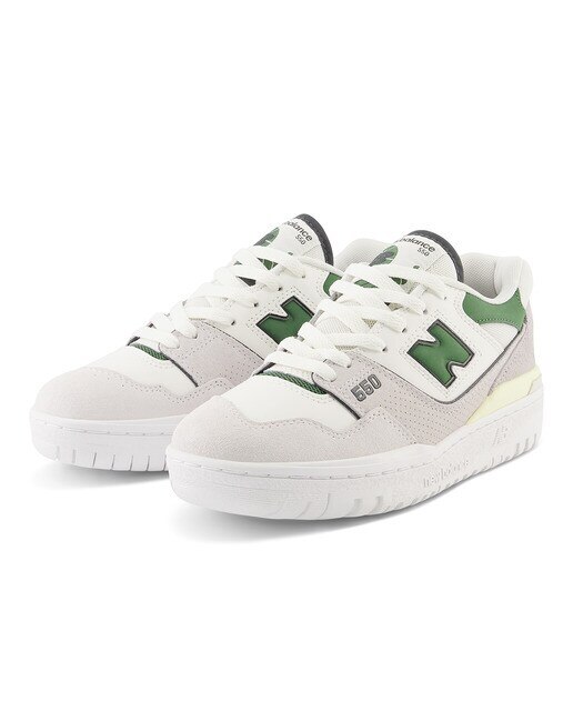 Sapatilhas Casual de Mulher Retro Basket 550 Branco / Verde-2