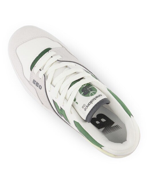 Sapatilhas Casual de Mulher Retro Basket 550 Branco / Verde-3