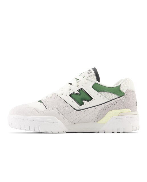 Sapatilhas Casual de Mulher Retro Basket 550 Branco / Verde-4