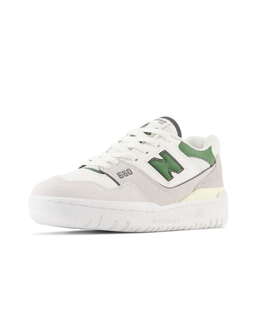 Sapatilhas Casual de Mulher Retro Basket 550 Branco / Verde-7