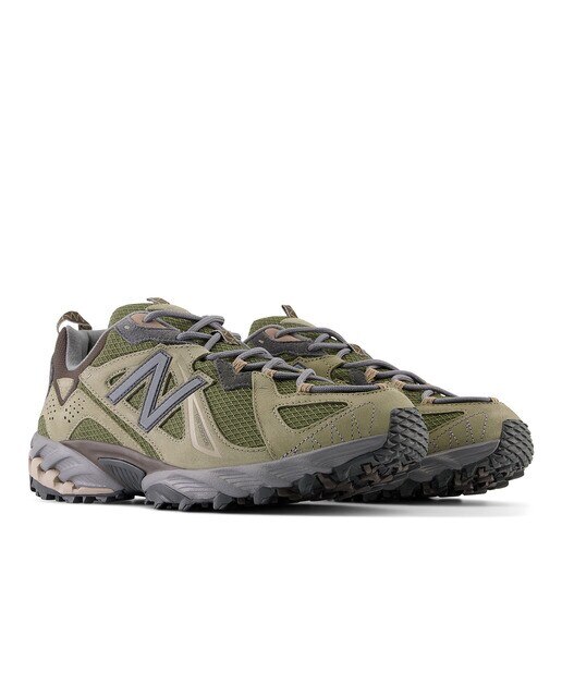 Sapatilhas Casual de Homem 610Tv1 Verde-militar-2