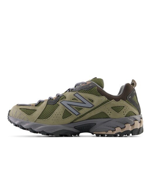 Sapatilhas Casual de Homem 610Tv1 Verde-militar-4