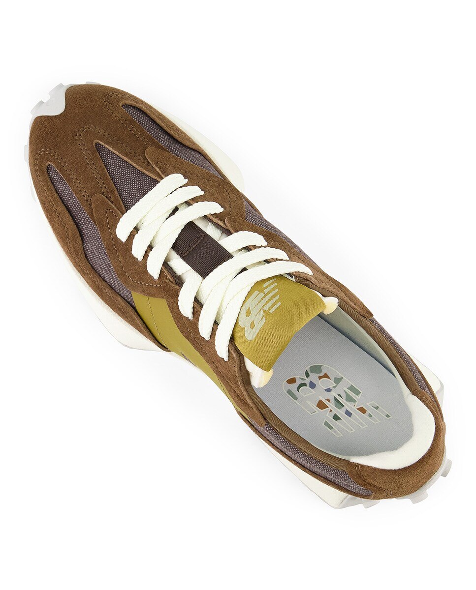 Sapatilhas Casual de Homem 327 Warped Castanho-3